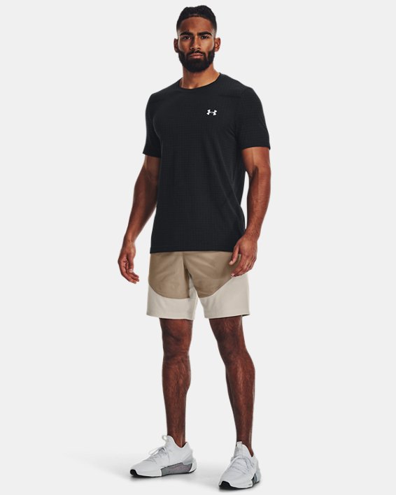 Men's UA Unstoppable Hybrid Shorts in Brown image number 2